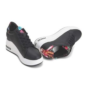 Women's Platform High-Top Sneaker Hidden He